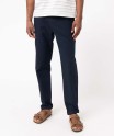 Pantalon homme coupe chino en lin mélangé